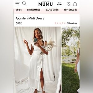 Show Me Your MuMu Garden Midi Dress